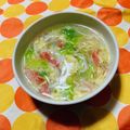☆★ひよこ★☆'s cooksnap of when they made レタスとカニカマの中華たまごスープ.