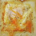料理大好きボーイ's cooksnap of when they made フライパンで簡単目玉焼きトースト☆朝食.