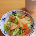ママタマコタマ's cooksnap of when they made ❁キャベツ人参りんごオリーブ黒酢サラダ❁.