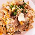 なおすけ151a's cooksnap of when they made にんにくバターのガッツリ炒飯！.