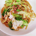 山原水鳥's cooksnap of when they made 包丁いらずの簡単和風パスタ.