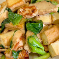 あい♪らんど's cooksnap of when they made 鶏胸肉と厚揚げ青梗菜の塩炒め.