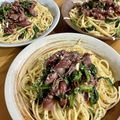 はなぴっち's cooksnap of when they made ＊ホタルイカとほうれん草のペペロンチーノ.