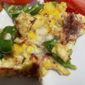 わたるんママ's cooksnap of when they made ピーマンとコンビーフのやみつき炒め＋玉子.