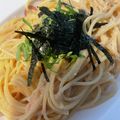 わたるんママ's cooksnap of when they made ＊明太（たらこ）クリームパスタ＊.