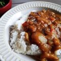 ＠ももこ's cooksnap of when they made 挽肉のこっくりカレーライス.
