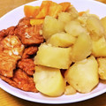 KOKOfkd's cooksnap of when they made さつま揚げとじゃがいもの炊き合わせ.