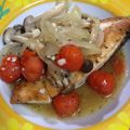tecalin's cooksnap of when they made フライパンで簡単＊アジのアクアパッツァ風.