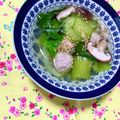 ふたごゆき's cooksnap of when they made 青梗菜☆肉団子☆春雨の中華スープ.