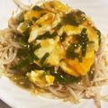 mayutoto's cooksnap of when they made 包丁要らず！ もやしとひき肉のあんかけ卵.