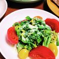 1224azuki's cooksnap of when they made 菜の花のおひたし風サラダ.