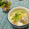 Laufen's cooksnap of when they made 鯛のあら汁 （潮汁）.