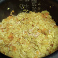 ぽんたたん's cooksnap of when they made ツナときのこのカレーピラフ.