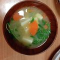 autumn2022's cooksnap of when they made 豆苗の味噌汁.