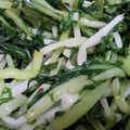 蒼月白梅's cooksnap of when they made お箸が止まらない水菜の辛子和え.