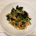 なないろの雪's cooksnap of when they made ほうれん草とえのきのレンチンおひたし.