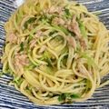 __おもち's cooksnap of when they made 豆苗とシーチキンのオイルパスタ.