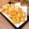 なつき☆ミ's cooksnap of when they made 鱈とサーモン紅白フリッター☆.