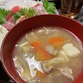 papikun's cooksnap of when they made ☆ボリューム満点！うちの具だくさん豚汁♪.