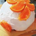 ハチ8コロ8's cooksnap of when they made オレンジライム❆綺麗な甘さのドームケーキ.