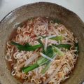 ナンプラー11's cooksnap of when they made にらだく博多もつ風ラーメン.