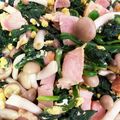 うささうさ's cooksnap of when they made 簡単時短　ベーコンとほうれん草の卵炒め.