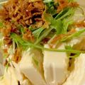 MULA's cooksnap of when they made 簡単♪水菜と豆腐と新玉ねぎのサラダ.