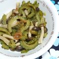 yukanosuke's cooksnap of when they made レンチン♪ゴーヤときのこのサッパリ梅和え.