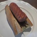 Yokchina's cooksnap of when they made スウェーデン式ホットドッグ♪揚げ玉ねぎで.