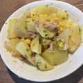 Yokchina's cooksnap of when they made スペインで食べてたポテサラ(マヨ不使用).
