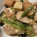 souくんママ's cooksnap of when they made 鶏もも肉と小松菜のごまみそ炒め.