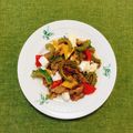 コムギ大好き's cooksnap of when they made 夏野菜とカマンベールのバルサミコソテー.
