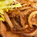 nyaoppi's cooksnap of when they made 豚の生姜焼き♪めんつゆで簡単に！.