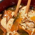 ｷｬｽｰ's cooksnap of when they made マルちゃん生麺ごまだれ冷やしで酸辣湯麺.