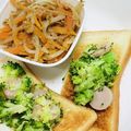 葉月st☆'s cooksnap of when they made ブロッコリーとベーコンのオープンサンド.