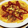 たぬ's cooksnap of when they made 材料2つだけ！簡単キャベツのたまご焼き.