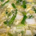 ポムポムポヨコ's cooksnap of when they made 簡単❗ニラと卵のトロトロ和風スープ✨.