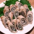 LOVEのこ's cooksnap of when they made 豚肉の大葉巻き・大葉おろし添え.
