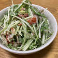 ayayahoney's cooksnap of when they made ☆鮭とば☆水菜の和え物.