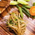 ☆あさ's cooksnap of when they made 豆苗ともやしのシャキシャキ炒め.