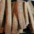クックるん☆戦隊's cooksnap of when they made パンの耳できなこ揚げパン.