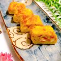 柚子♡⸝⸝⸝'s cooksnap of when they made ✿クリームチーズinカニカマ卵焼き✿.