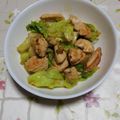 くネコまろす's cooksnap of when they made キャベツと鶏むね肉のごまドレ炒め.