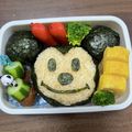 クックAJ18IE☆'s cooksnap of when they made ミッキー☆キャラ弁.