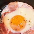 horseland's cooksnap of when they made まん真ん中のベーコンエッグ♬.