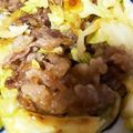 no1642's cooksnap of when they made 春キャベツと牛肉のオイスターソース炒め.