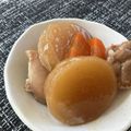 あゆもんた's cooksnap of when they made 焦がし醤油のアメ色大根煮.