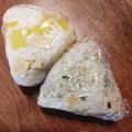 ばたみそーぱん☆'s cooksnap of when they made BPチーズとたくあんのおにぎり.