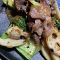 スダキチ's cooksnap of when they made 蓮根とチンゲン菜と牛肉の七味炒め.