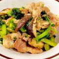 よしよしのキッチン☆'s cooksnap of when they made 豚モモ肉と菜の花のシンプル炒め.